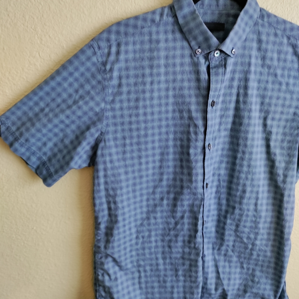 Zachary Prell Short Sleeve Button Down Shirt EUC